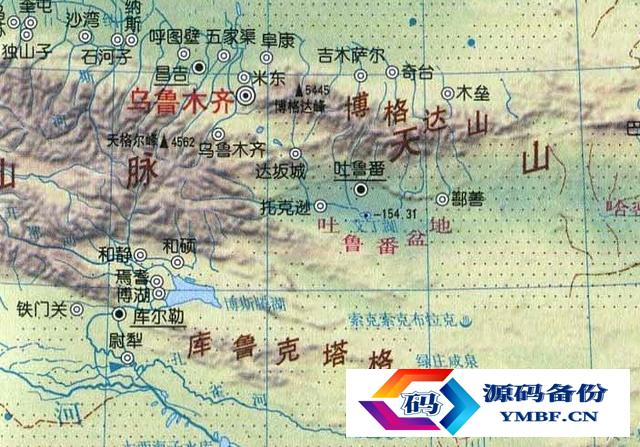 吐鲁番盆地海拔多少米高（吐鲁番盆地最低海拔多少米）-第2张图片