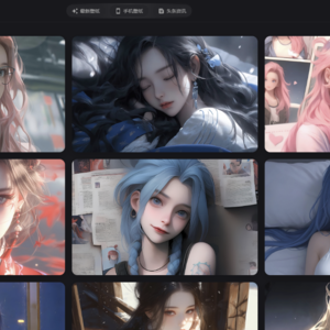 vue3开发的壁纸网站模板，纯JavaScript开发，完整源代码