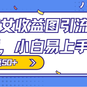小白也能上手的快手美女收益图组合引流玩法，轻松实现单日50+引流