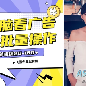 飞雪广告开启探索，2024年全新轻松项目，纯手机操作，每单10-160+，支持批量操作