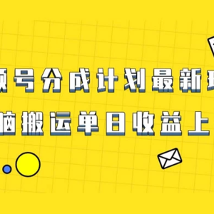 最新视频号爆火赛道玩法，轻松搬运，不输原创，单日收益过千