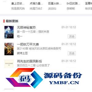 精美小说网站PHP源码