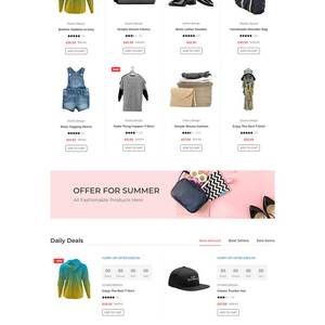 时尚女装配饰电子商务网站模板
