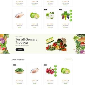 HTML有机食品在线商城网站模板