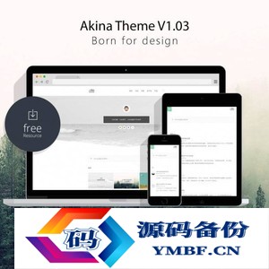 【WordPress主题】UI简洁主题AKINA Theme