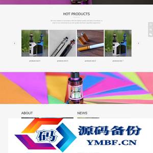 (自适应手机端)英文外贸出口网站源码 pbootcms模板