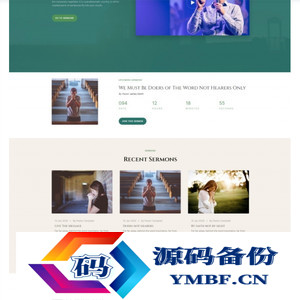 HTML5祈祷祷告线上网站模板