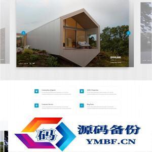 别墅在线交易服务机构网站模板