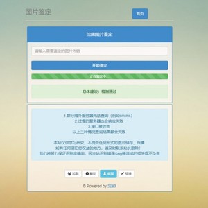 PHP浣熊图片鉴定网站源码