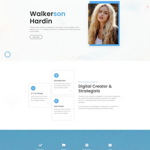 个人设计师工作室宣传网页模板