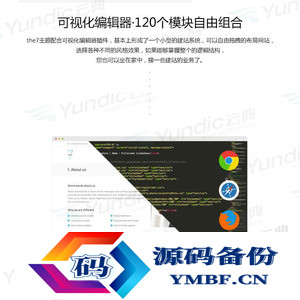 The7可视化建站10.0.0官网中文版可视化拖拽编辑的WordPress主题
