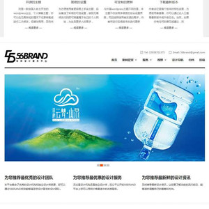 wordpress主题 2款白色整洁公司企业网站主题