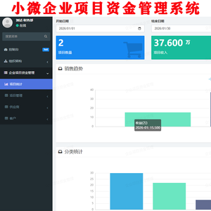 小微企业项目资金管理系统轻量项目资金管理系统